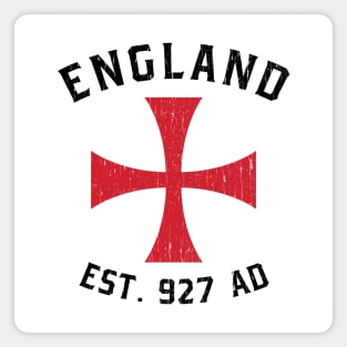 England 927AD • Knights Templar Crusader Cross Magnet